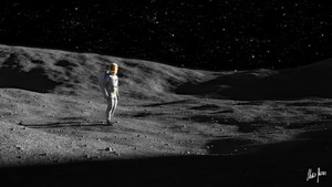 Astronaut, Artist, Artwork, Digital Art, Artstation, 4K wallpaper