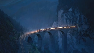 Train, Photography, Bridge, Mountains, 4K wallpaper