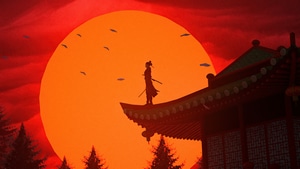 Samurai, Sword, Warrior, Sunset, Artist, Artwork, Digital Art, Artstation, 4K wallpaper