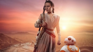 Rey, Bb 8, Star Wars, Movies, Cosplay, 4K wallpaper