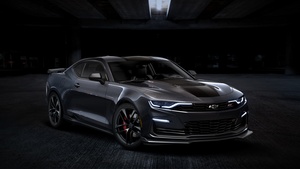 Chevrolet Camaro SS, Collector’s Edition, 2024, Black cars, Dark, 4K wallpaper