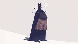 Batman, Minimalism, Minimalist, Superheroes, Artist, Artwork, Digital Art, Artstation, 4K wallpaper