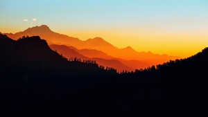 Minimalism, Mountains, Artist, Artwork, Digital Art, Behance, 4K wallpaper