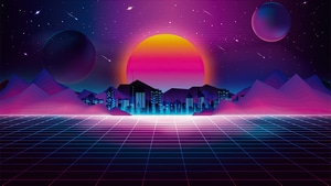 Retrowave, Artist, Artwork, Digital Art, 4K wallpaper