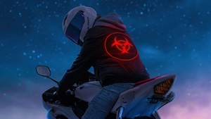 Biker, Bikes, Helmet, Artist, Artwork, Digital Art, 4K wallpaper