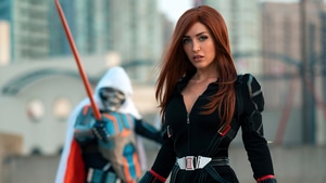 Black Widow, Superheroes, Girls, Model, Cosplay, 4K wallpaper