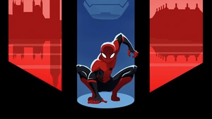 Spiderman Far From Home, Spiderman, Superheroes, Artist, Artwork, Digital Art, Minimalism, Minimalist, 4K wallpaper
