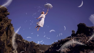 Umbrella, Photography, Manipulation, 4K wallpaper