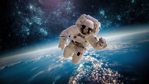 Astronaut, Artist, Artwork, Digital Art, 4K wallpaper