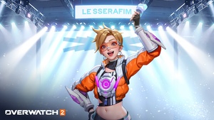 Tracer, Le Sserafim, Overwatch 2, Skin, K-pop, 4K wallpaper
