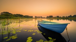 Boat, Lake, Photography, 4K wallpaper