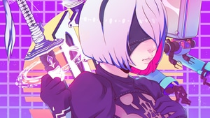Nier Automata, Games, Artist, Artwork, Digital Art, Deviantart, 2021 Games, Artstation, Synthwave, 4K wallpaper