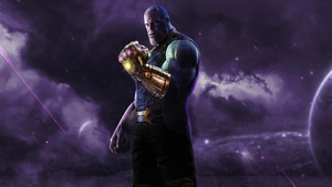 Thanos, Supervillain, Superheroes, Artist, Artwork, Digital Art, Artstation, 4K wallpaper
