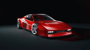 Ferrari Testarossa, Ferrari, Cars, Artstation, 4K wallpaper