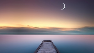 Nature, Moon, 4K wallpaper