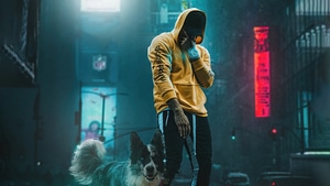 Artist, Artwork, Digital Art, Hoodie, Dog, 4K wallpaper