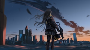 Girls Frontline, Anime Girl, Anime, 4K wallpaper