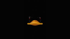 Duck, Minimalism, Minimalist, Artist, Artwork, Digital Art, Dark, Black, 4K wallpaper