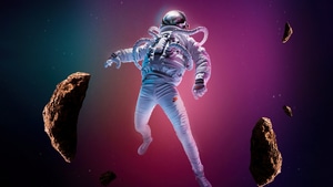 Astronaut, Artist, Artwork, Digital Art, 4K wallpaper