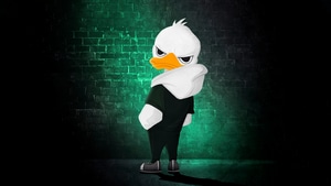 Duck, Cartoons, Artist, Artwork, Digital Art, 4K wallpaper