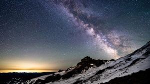 Milky Way, Nature, Mountains, Milky Way, 4K wallpaper