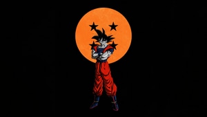 Goku, Dragon Ball, Anime, Dark, Black, Deviantart, 4K wallpaper