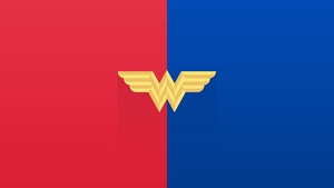 Wonder Woman, Superheroes, Minimalism, Minimalist, Logo, 4K wallpaper