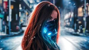 Mask, Artist, Artwork, Digital Art, 4K wallpaper
