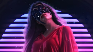 Retrowave, Artist, Artwork, Digital Art, 4K wallpaper