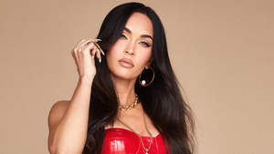 Megan Fox, Celebrities, Girls, Red Dress, Photoshoot, 4K wallpaper