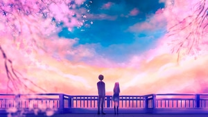 Anime Girl, Anime, Couple, Artist, Artwork, Digital Art, 4K wallpaper