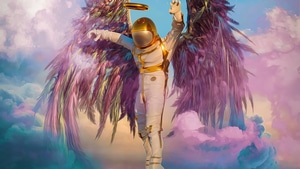 Astronaut, Angel, Artist, Artwork, Digital Art, 4K wallpaper