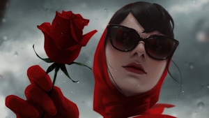 Artist, Artwork, Digital Art, Artstation, Rose, 4K wallpaper