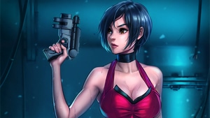 Ada Wong, Resident Evil 2, Games, 2021 Games, Artstation, 4K wallpaper