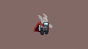 Thor, Among Us, Superheroes, Minimalism, Minimalist, Artist, Artwork, Digital Art, Behance, 4K wallpaper
