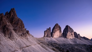 Mountains, Sky, Nature, 4K wallpaper