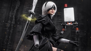 Nier Automata, Games, Artist, Artwork, Digital Art, Cosplay, 4K wallpaper