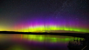 Aurora, Northern Lights, Stars, Sky, Nature, 4K wallpaper