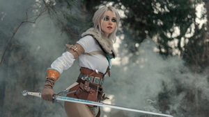 Ciri, The Witcher 3, Games, Artwork, Artist, Digital Art, Cosplay, 4K wallpaper