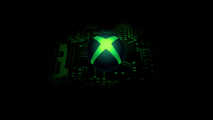Xbox, AMOLED, Dark aesthetic, Glowing, Black background, Xbox logo, 4K wallpaper