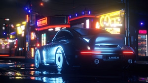 Cars, Scifi, Artist, Artwork, Digital Art, Cyberpunk, 4K wallpaper