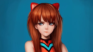 Neon Genesis Evangelion, Asuka Langley Soryu, Anime Girl, Anime, Artstation, 4K wallpaper