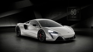 McLaren Artura, Anniversary Edition, Dark background, 4K wallpaper
