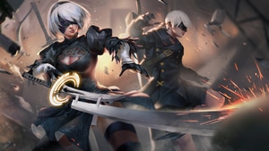 Nier Automata, Games, Artist, Artwork, Digital Art, Artstation, 4K wallpaper