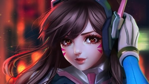 Dva Overwatch, Overwatch 2, Overwatch, Games, Artstation, Artist, Artwork, Digital Art, 4K wallpaper