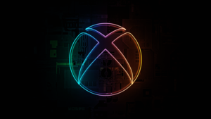 Neon, Xbox logo, AMOLED, Black background, Neon logo, 4K wallpaper