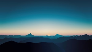 Minimalism, Minimalist, Mountains, Artist, Artwork, Digital Art, Deviantart, 4K wallpaper