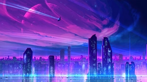 Neon, Artist, Artwork, Digital Art, Artstation, 4K wallpaper