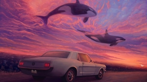 Artist, Artwork, Digital Art, Whale, Fantasy, Artstation, 4K wallpaper