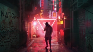 Artist, Artwork, Digital Art, Cyberpunk, Neon, 4K wallpaper